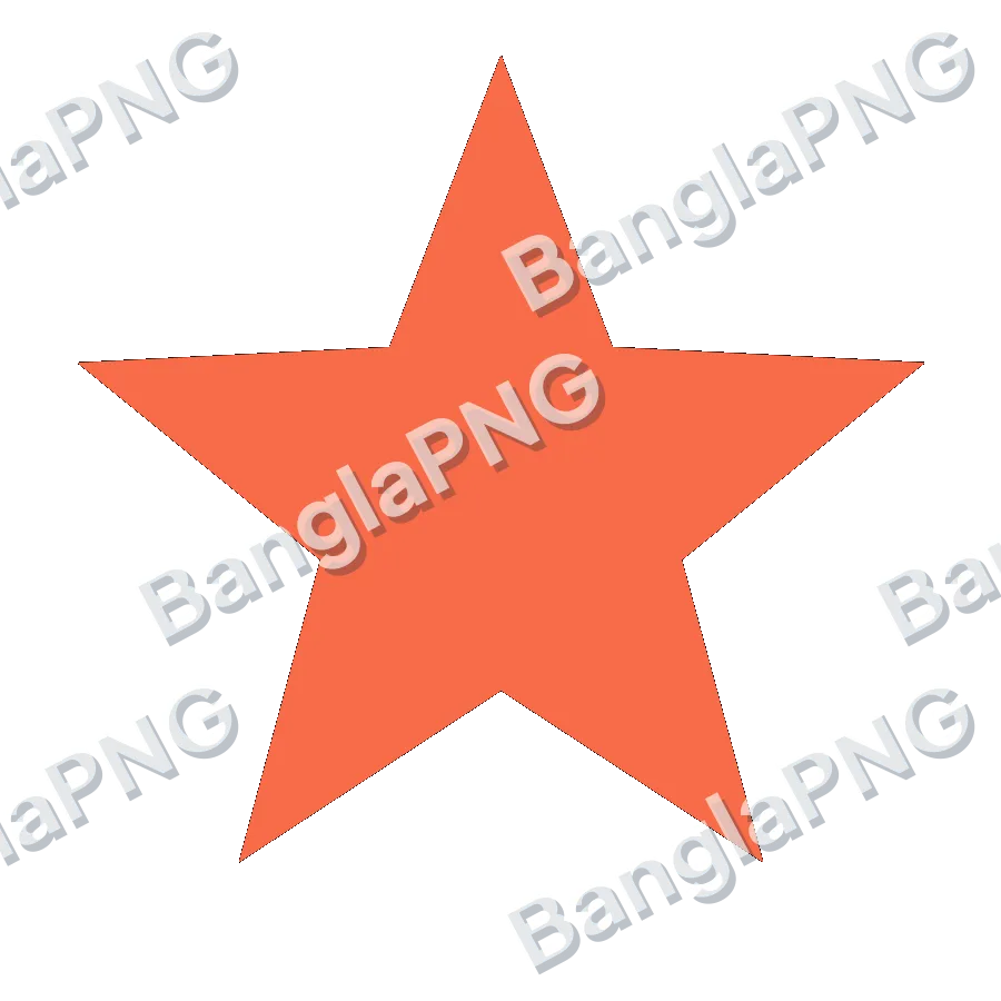 Coral Star transparent PNG