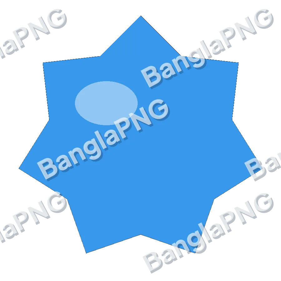 Sky Blob Shape transparent PNG
